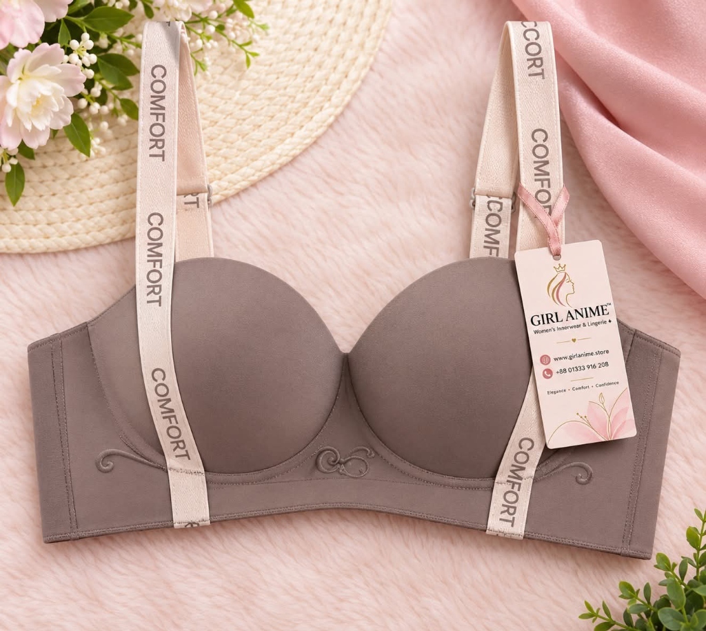 Grey Color Bra
