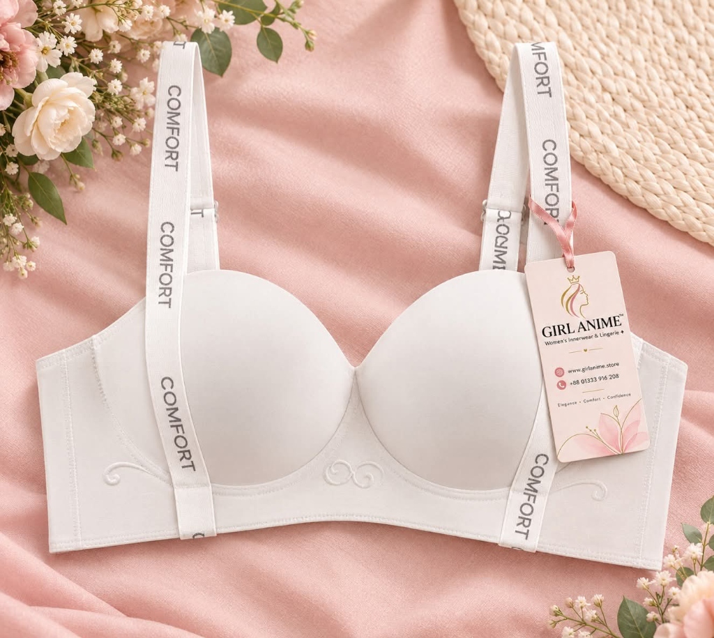 Off-White Color Bra